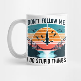 Bungee jumping design Mug